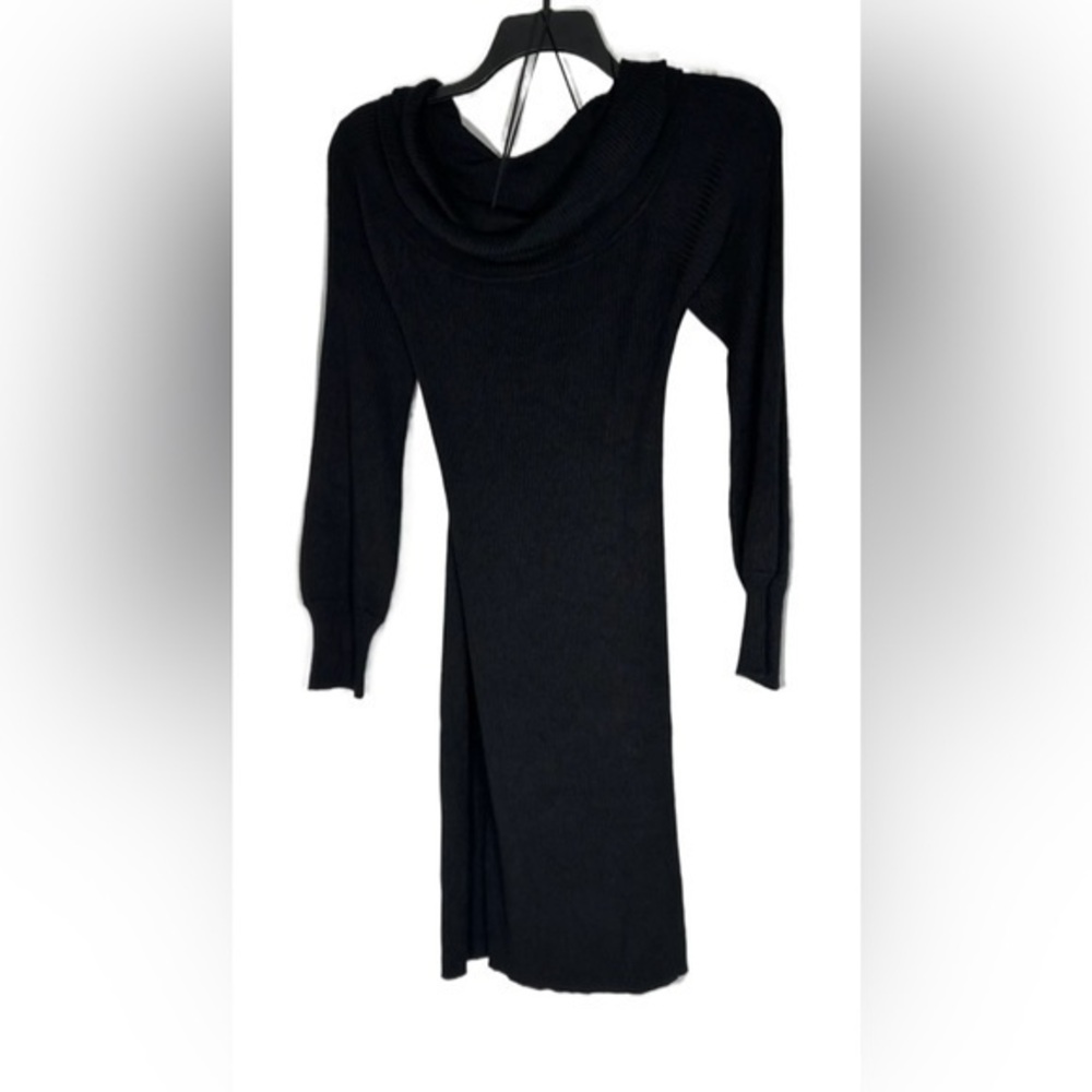 HIPPIE ROSE Off-The-Shoulder Long Sleeve Sweater Dress